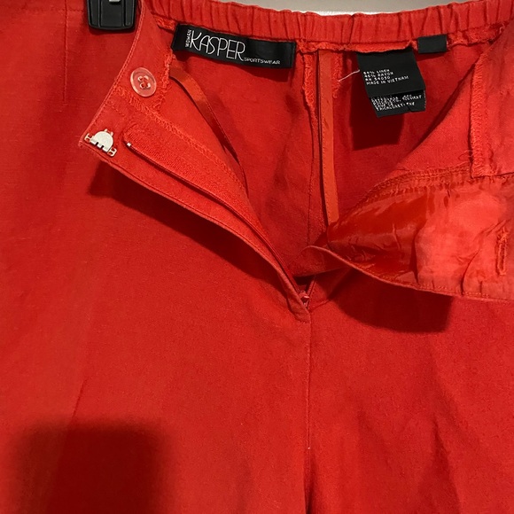 Women Linen Capri Pants 24W Oversized Women trousers Pants Big & Tall - Picture 13 of 14